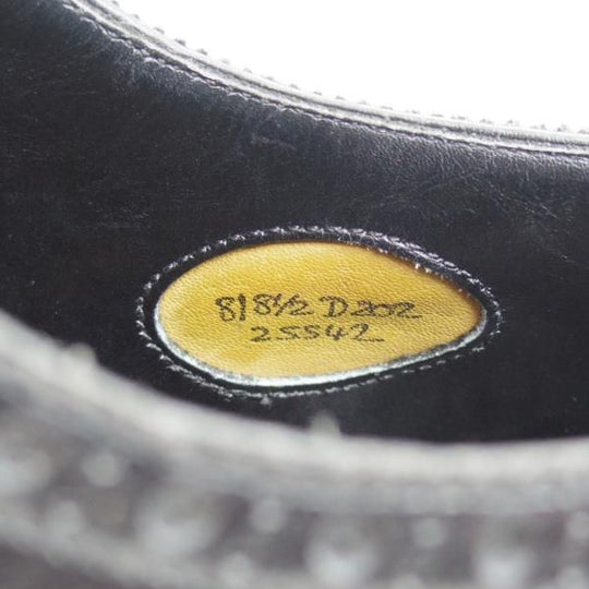 極上★エドワードグリーン 8D【★(米)Oxxford Clothes別注/マルバーン/MALVERN】202ラスト/フルブローグ/黒/カーフ/EDWARD GREEN★c434