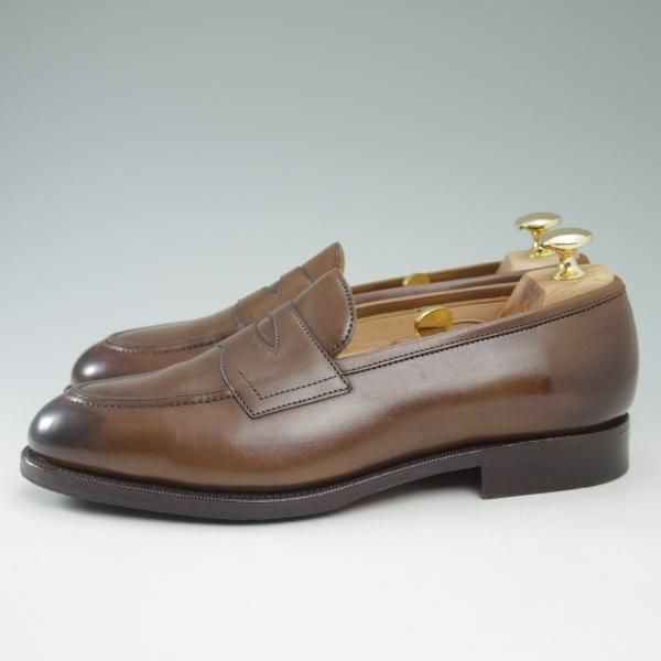 ほぼ試着程度★エドワードグリーン 5.5E【定価￥171,720-★ピカデリー/PICCADILLY】コインローファー/184ラスト/EDWARD GREEN★c436