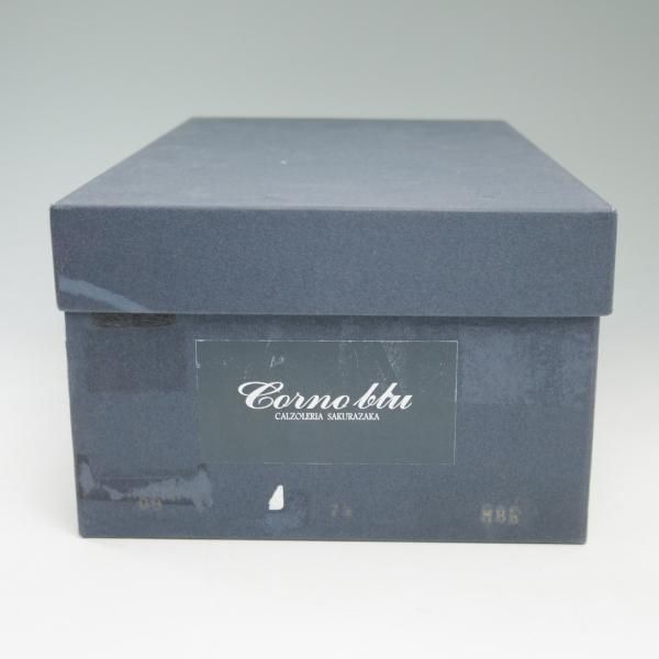 美品★(福岡)Corno blu/コルノブルゥ SIZE 7.5【★グッドイヤーウェルテッド製法/セントラル靴製】タッセルローファー/スエード/茶★c437