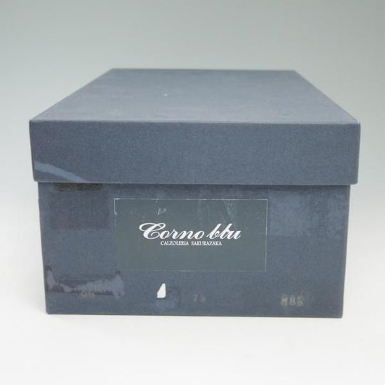 美品★(福岡)Corno blu/コルノブルゥ SIZE 7.5【★グッドイヤーウェルテッド製法/セントラル靴製】タッセルローファー/スエード/茶★c437