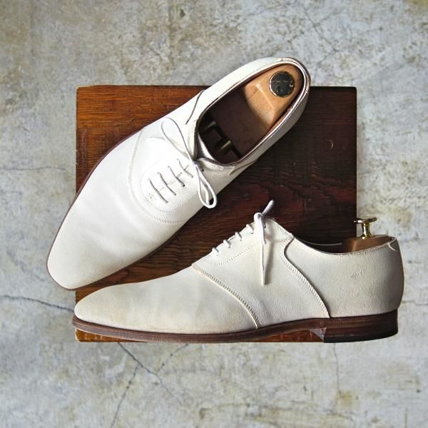 ★クロケット&ジョーンズ 7.5E【★トレーディングポスト別注/BARFORD】Trading Post/サドルシューズ/スエード/Crockett&Jones★c439
