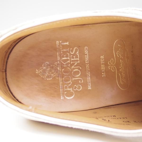 ★クロケット&ジョーンズ 7.5E【★トレーディングポスト別注/BARFORD】Trading Post/サドルシューズ/スエード/Crockett&Jones★c439