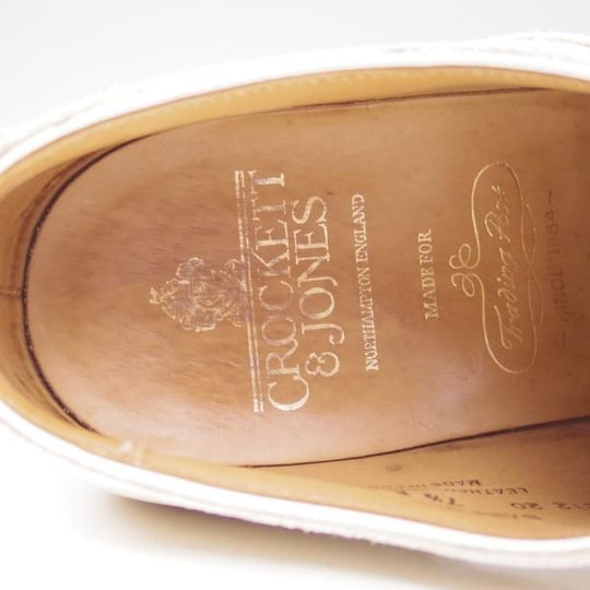 ★クロケット&ジョーンズ 7.5E【★トレーディングポスト別注/BARFORD】Trading Post/サドルシューズ/スエード/Crockett&Jones★c439