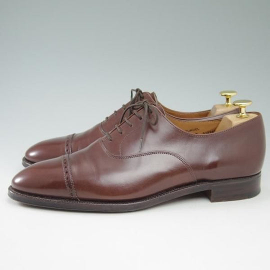 極美品★クロケット&ジョーンズ 8E【貴重★トレーディングポスト別注/ARUNDEL】Trading Post/パンチドキャップトゥ/Crockett&Jones★c440