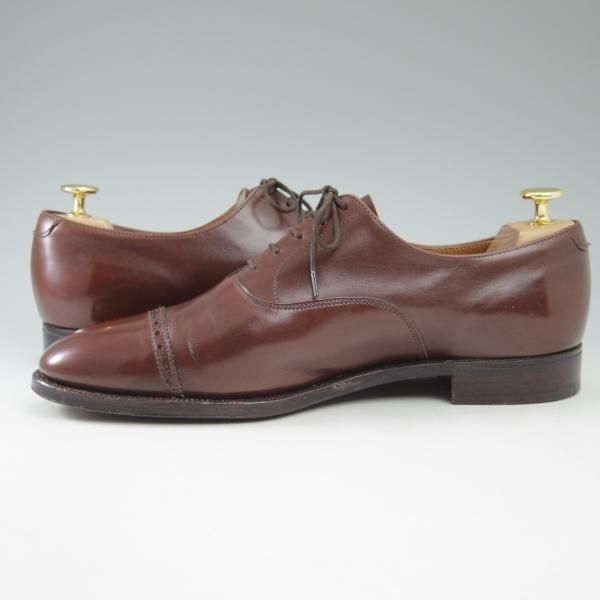 極美品★クロケット&ジョーンズ 8E【貴重★トレーディングポスト別注/ARUNDEL】Trading Post/パンチドキャップトゥ/Crockett&Jones★c440