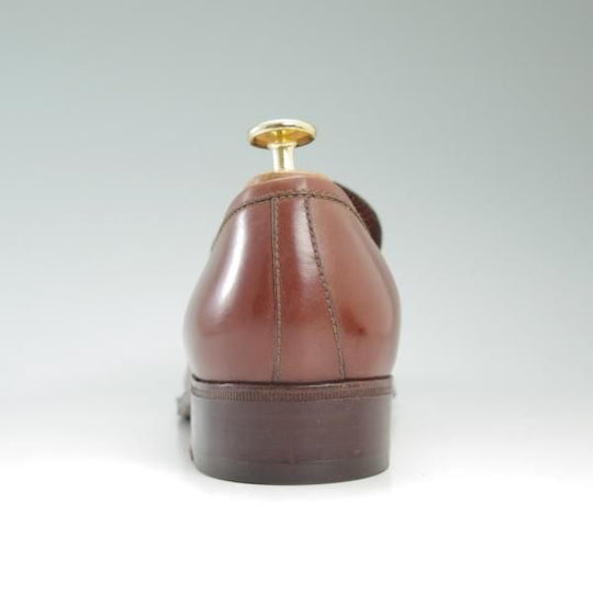 美品★(伊)タニノクリスチー SIZE 6.5【★コインローファー】茶/メンズ/men's/カーフ/TANINO CRISCI★c454