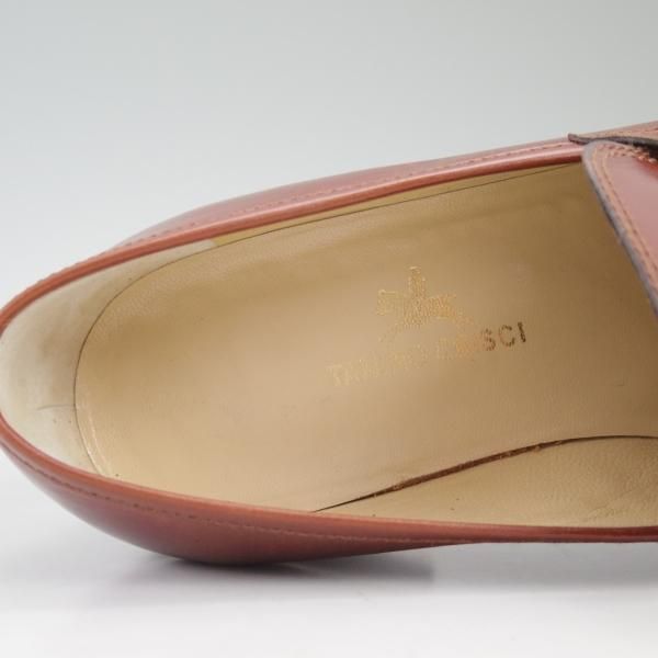 美品☆(伊)タニノクリスチー SIZE 6.5【☆コインローファー】茶