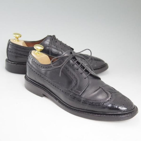 極上★(米)アレンエドモンズ 8D【定価￥75,900-★ロングウイング/MacNeil】カーフ/黒/メンズ/ALLEN EDMONDS★c455