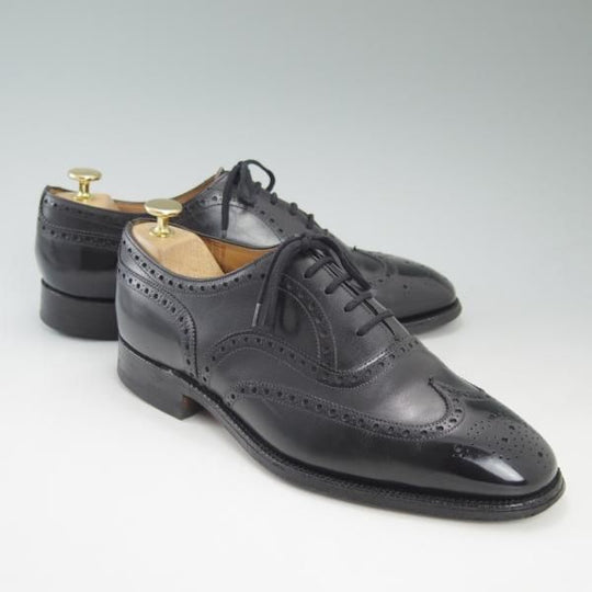 極上★チャーチ 75F/UK7.5【★旧チャーチ/73ラスト/CHETWYND/チェットウィンド】3都市ロゴ/フルブローグ/Church's★c457