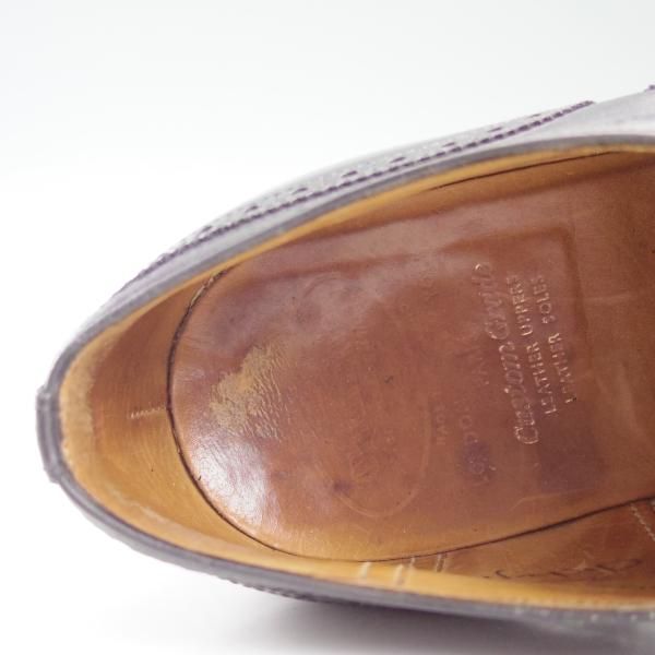 極上★チャーチ 75F/UK7.5【★旧チャーチ/73ラスト/CHETWYND/チェットウィンド】3都市ロゴ/フルブローグ/Church's★c457