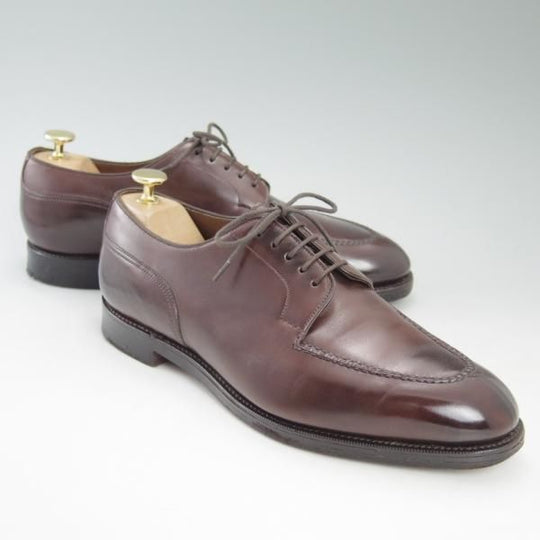 美品★エドワードグリーン 7.5E【定価￥201,960-★ドーバー/DOVER/202ラスト】DARK OAK/スキンステッチ/Uチップ/EDWARD GREEN★c459