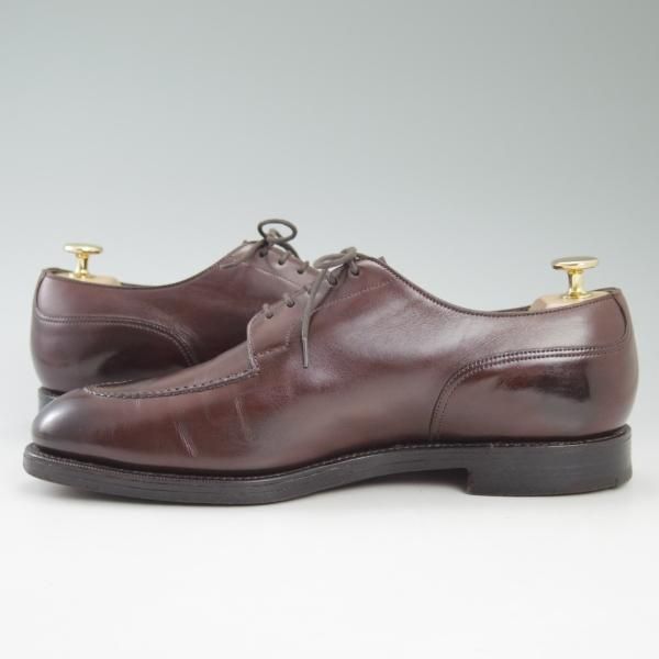 美品★エドワードグリーン 7.5E【定価￥201,960-★ドーバー/DOVER/202ラスト】DARK OAK/スキンステッチ/Uチップ/EDWARD GREEN★c459