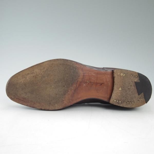 美品★エドワードグリーン 7.5E【定価￥201,960-★ドーバー/DOVER/202ラスト】DARK OAK/スキンステッチ/Uチップ/EDWARD GREEN★c459