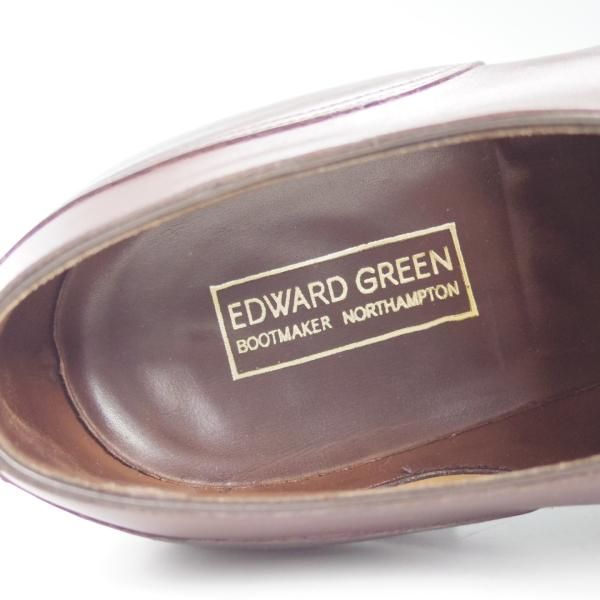 美品★エドワードグリーン 7.5E【定価￥201,960-★ドーバー/DOVER/202ラスト】DARK OAK/スキンステッチ/Uチップ/EDWARD GREEN★c459