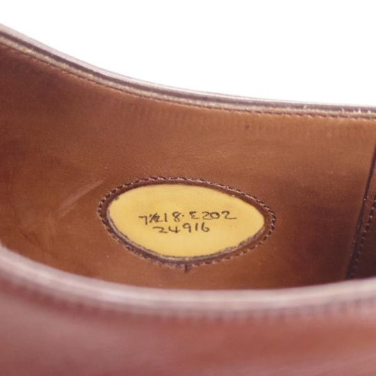 美品★エドワードグリーン 7.5E【定価￥201,960-★ドーバー/DOVER/202ラスト】DARK OAK/スキンステッチ/Uチップ/EDWARD GREEN★c459