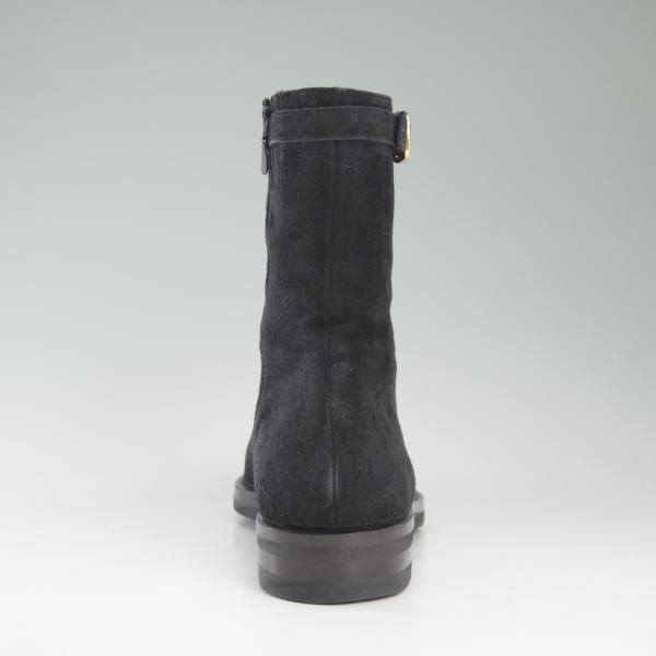 美品★(伊)タニノクリスチー SIZE 9【定価15万以上★ブラックラピド製法/ブーツ】サイドジップ/黒/スエード/TANINO CRISCI★c422