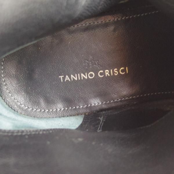 美品★(伊)タニノクリスチー SIZE 5.5【定価20万円以上★最後期のジョッパーブーツ】濃茶/スエード/TANINO CRISCI★c423
