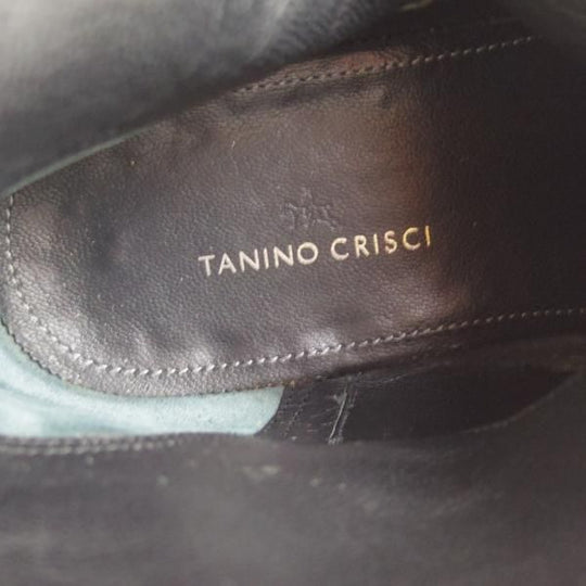 美品★(伊)タニノクリスチー SIZE 5.5【定価20万円以上★最後期のジョッパーブーツ】濃茶/スエード/TANINO CRISCI★c423