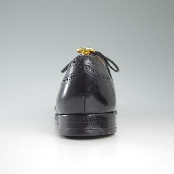 極上★チャーチ 95F/UK9.5【★ディプロマット/DIPLOMAT/旧チャーチ/73ラスト】3〜4都市ロゴ過渡期/黒/セミブローグ/Church's★c425