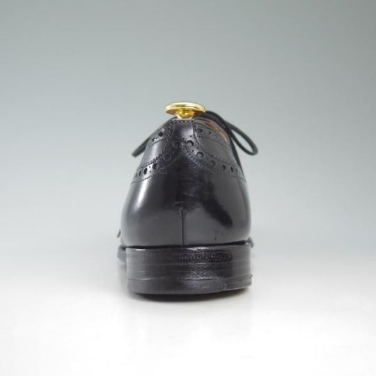 極上★チャーチ 95F/UK9.5【★ディプロマット/DIPLOMAT/旧チャーチ/73ラスト】3〜4都市ロゴ過渡期/黒/セミブローグ/Church's★c425