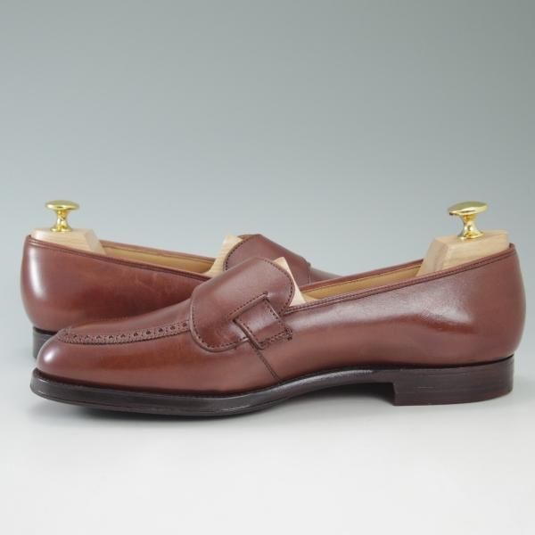 美品★クロケット&ジョーンズ 6.5E【★(英)ニュー&リングウッド別注/NEW&LINGWOOD】バタフライローファー/302ラスト/Crockett&Jones★c427