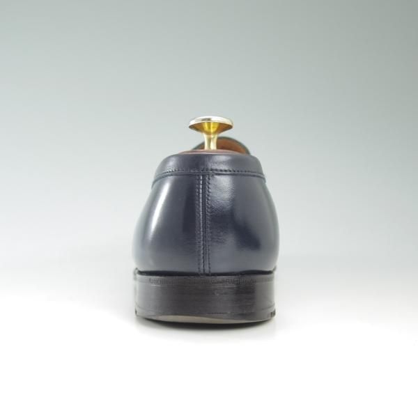 極上☆JM.ウェストン 5.5D【☆紺色/コインローファー/180/ネイビー