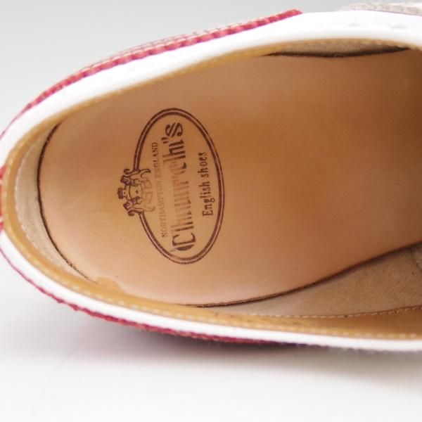 美品★チャーチ(レディース) SIZE 36.5【★BURWOOD 3W/バーウッド】コンビ/フルブローグ/ウイングチップ/Church's★c465