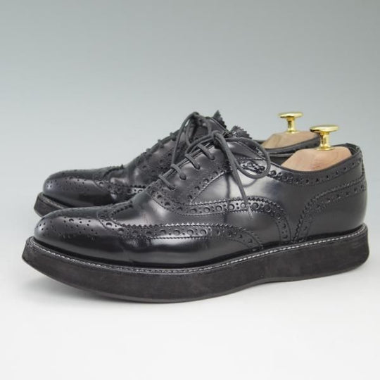 ★チャーチ(レディース) SIZE 37.5【★INDIGO/インディゴ】ポリッシュドバインダーカーフ/フルブローグ/Church's★c466