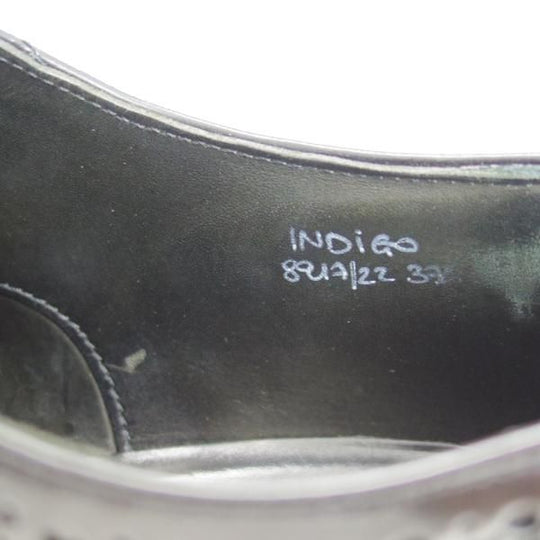 ★チャーチ(レディース) SIZE 37.5【★INDIGO/インディゴ】ポリッシュドバインダーカーフ/フルブローグ/Church's★c466
