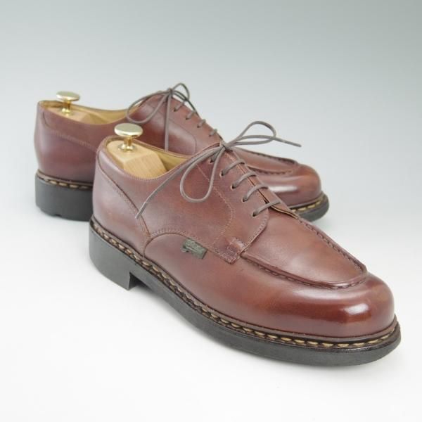 極上★パラブーツ SIZE 6.5【★CHAMBORD/シャンボード】マロン/リスレザー/TEXソール/Uチップ/Paraboot★c468