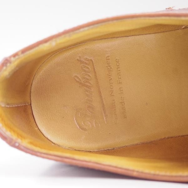 極上★パラブーツ SIZE 6.5【★CHAMBORD/シャンボード】マロン/リスレザー/TEXソール/Uチップ/Paraboot★c468