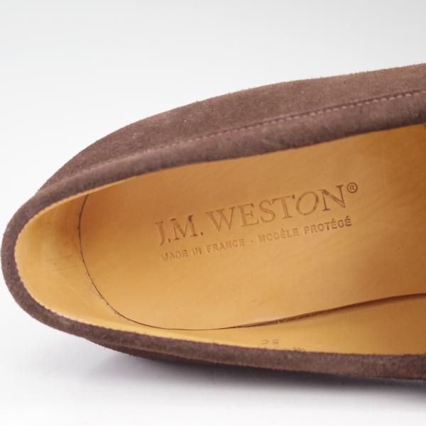 JM WESTON コインローファー　ブラウンリザード　5C ほぼ試着程度☆JM.ウェストン 5C【定価￥102,600-☆180/コイン