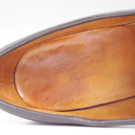 ★(英国製)ロイドフットウェア UK6【★グッドイヤーウェルテッド製法】コインローファー/黒/Lloyd Footwear★c470