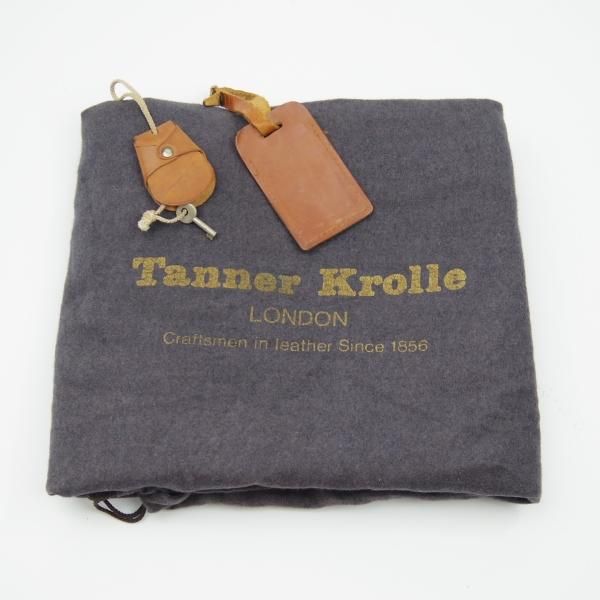 ★(英)TANNER KROLLE/タナークロール【高額★ブライドルレザー仕様】ボストンバッグ/メンズ ビジネス レザー バッグ★N5122