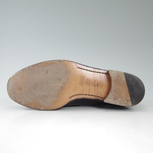 美品★(伊)タニノクリスチー SIZE 5.5【★コインローファー/メッシュ×カーフ】108977/黒/TANINO CRISCI★c474