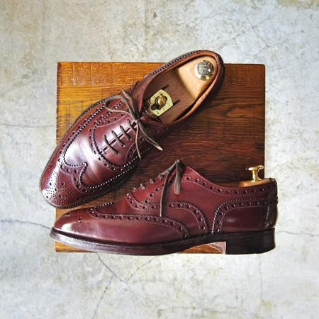 極上★チャーチ 60F/UK6【★旧チャーチ/3都市ロゴ/73ラスト】チェットウィンド/CHETWYND/カーフ/Church's★c476