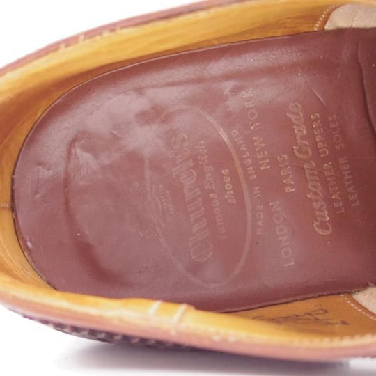 極上★チャーチ 60F/UK6【★旧チャーチ/3都市ロゴ/73ラスト】チェットウィンド/CHETWYND/カーフ/Church's★c476