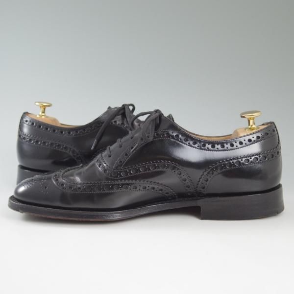 美品★チャーチ 75F/UK7.5【★復刻版73ラスト仕様のバーウッド】ポリッシュドバインダーカーフ/BRISBANE/ブリスベン/Church's★c477