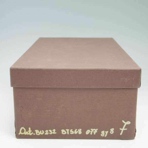 極上★(伊)ボノーラ SIZE 7【★ハンドソーンウェルテッド製法九分仕立て】シームレスヒール/ブラインドブローグ/カーフ/BONORA★c478