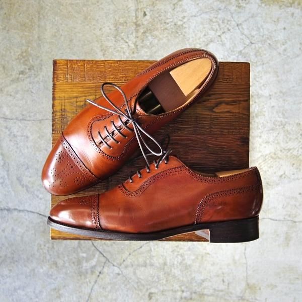 ★エドワードグリーン 6.5E【★(英)ニュー&リングウッド別注/旧工場製】32ラスト/カーフ/New&Lingwood/EDWARD GREEN★c482