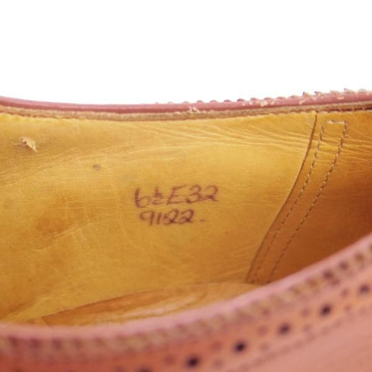 ★エドワードグリーン 6.5E【★(英)ニュー&リングウッド別注/旧工場製】32ラスト/カーフ/New&Lingwood/EDWARD GREEN★c482