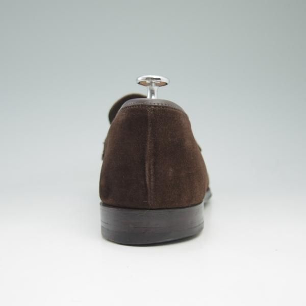 極上★クロケット&ジョーンズ 9E【★BREMNER/コインローファー】314ラスト/スエード/Crockett&Jones★c487