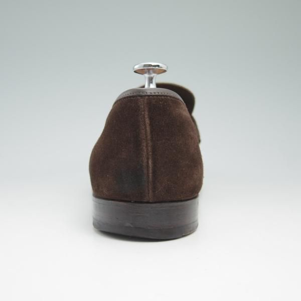 極上★クロケット&ジョーンズ 9E【★BREMNER/コインローファー】314ラスト/スエード/Crockett&Jones★c487
