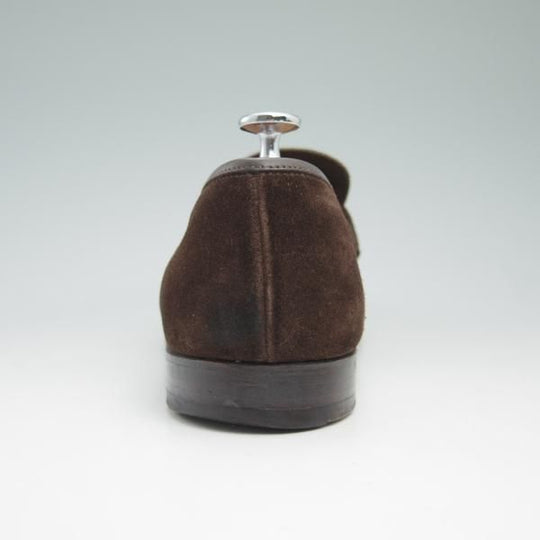 極上★クロケット&ジョーンズ 9E【★BREMNER/コインローファー】314ラスト/スエード/Crockett&Jones★c487