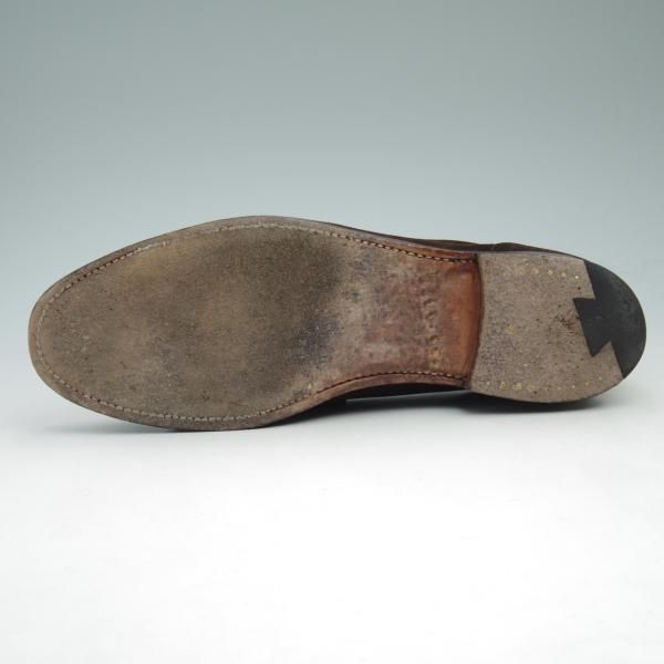 極上★クロケット&ジョーンズ 9E【★BREMNER/コインローファー】314ラスト/スエード/Crockett&Jones★c487