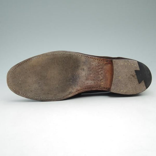 極上★クロケット&ジョーンズ 9E【★BREMNER/コインローファー】314ラスト/スエード/Crockett&Jones★c487