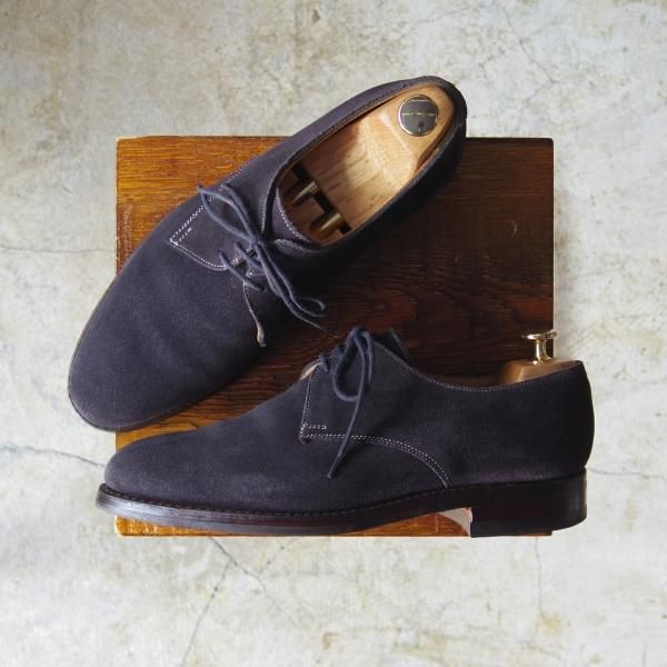 極上★クロケット&ジョーンズ 7.5E【★ポールスミスコレクション別注/Paul Smith】317ラスト/Vフロント/プレーントゥ/Crockett&Jones★c488