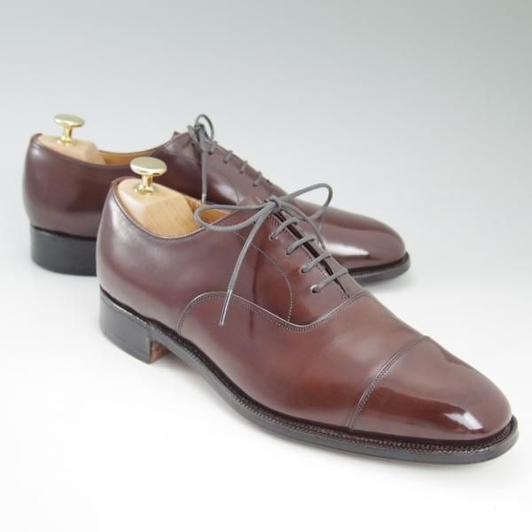 美品★チャーチ 75D/UK7.5【★旧チャーチ/73ラスト/ブックバインダーカーフ】3都市ロゴ/CONSUL・コンサル同仕様/BALMORAL/Church's★c490