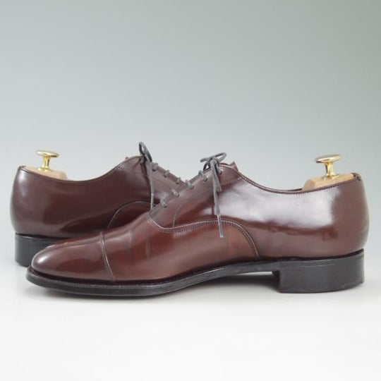 美品★チャーチ 75D/UK7.5【★旧チャーチ/73ラスト/ブックバインダーカーフ】3都市ロゴ/CONSUL・コンサル同仕様/BALMORAL/Church's★c490