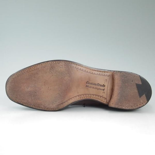 美品★チャーチ 75D/UK7.5【★旧チャーチ/73ラスト/ブックバインダーカーフ】3都市ロゴ/CONSUL・コンサル同仕様/BALMORAL/Church's★c490